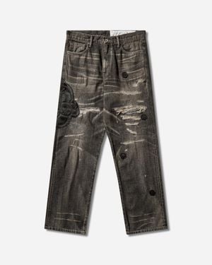 Neighborhood S Chito Savage Denim Dp Basic Trousers - Grey