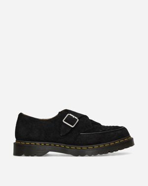 Dr. Martens Ramsey Suede Kiltie Buckle Creepers - Black