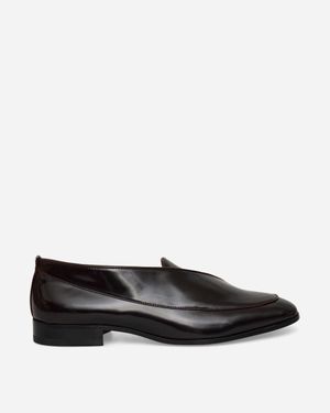 _J.L - A.L_ Shin Loafers Burgundy - Black