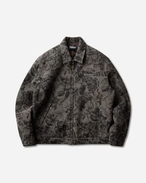 Undercover S Gobelin Quilted Jacket Khaki - Black