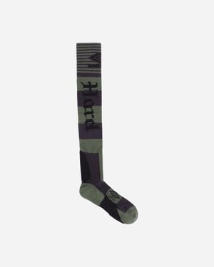 Umbro Hard Times Socks Green / Anthracite - White