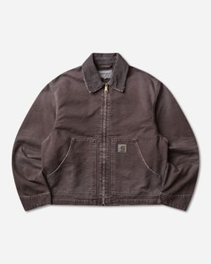 Carhartt Men S Og Arcan Jacket Tobacco (destroy Wash) - Brown