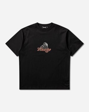 X-Large Men S Nu Age Logo T-shirt - Black