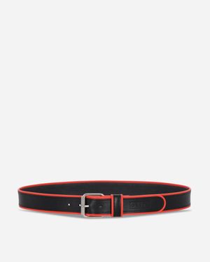 GR10K Piping Leather Belt - White