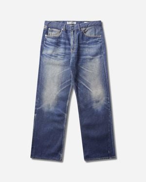 Our Legacy S Third Cut Jeans Azure Print - Blue