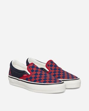 Vans Classic Slip-On Reissue 98 Trainers Checkerboard - Blue