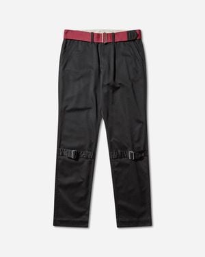 Undercover Men S Straps Pants - Black