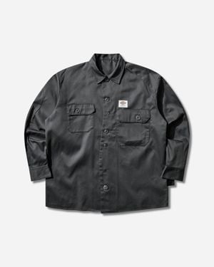 Undercover Men S Dickies Work Shirt Charcoal - Gray
