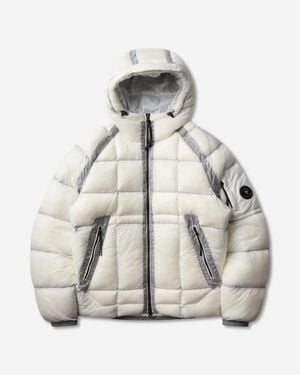 C.P. Company Men S D.d. Shell Hooded Medium Down Jacket - White