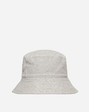Guess Lace Bucket Hat Alabaster - White