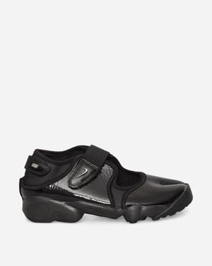 Nike Women S Air Rift Sandals Black / Metallic Silver