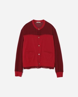 Undercover S Georgette Cardigan - Red