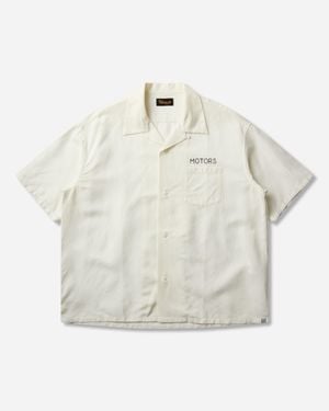 Visvim Men S Crosby Shortsleeve Shirt - Natural