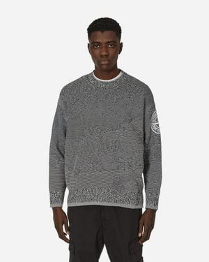 Stone Island Cotton Nylon Mock Neck Sweater Dust - Gray