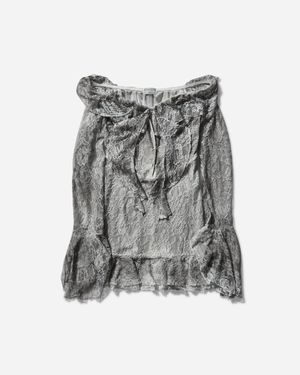 Guess Women S Lace Corset Dress Washed Out - Grey