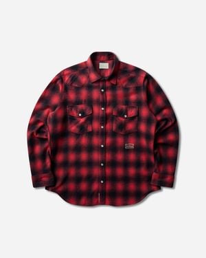 Aries Plaid Western Longsleeve Shirt - Red