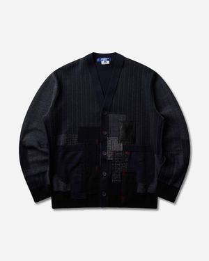 Junya Watanabe S Patchwork Cardigan - Blue
