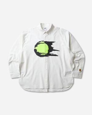 Nike Club Rules Long-Sleeve Oxford Top Summit - White