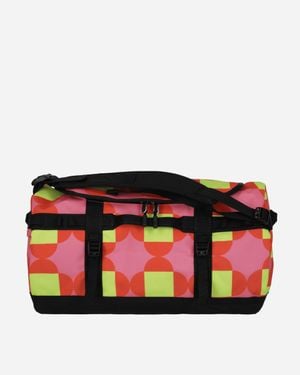 The North Face Recycled PVC Printed Duffel Bag - Red
