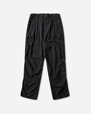 Undercover S Polyester Trousers - Black