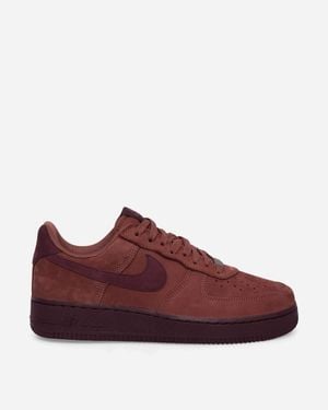Nike Air Force 1 Low Retro Premium Sneakers Sepia Mahogany - Red
