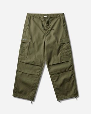 WTAPS Men S Milt0001 Pants Olive Drab - Green