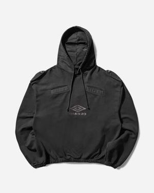 Umbro Medal Masked Hoodie Strong Wash - Black