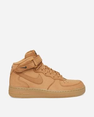 Nike Air Force 1 07 Mid Sneakers Flax / Outdoor Green - Brown