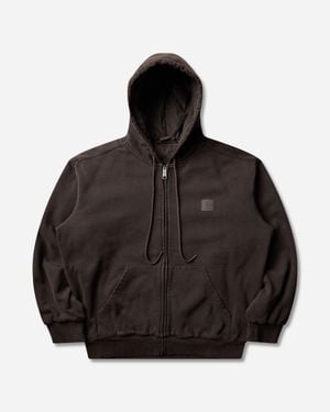 Carhartt Vista Hooded Sweatshirt Tobacco (Garment Dyed) - Black