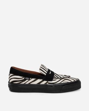 Vans Premium Pony Hair Loafers Zebra - Black