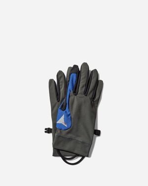 ROA Andie Base Layer Gloves Anthracite / Blue