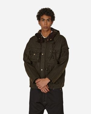 Barbour Baracuta Clayton Waxed Jacket Olive - Green