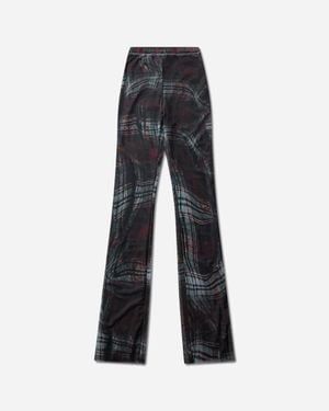 OTTOLINGER Signature Mesh Pants Warped Tartan - Multicolor