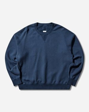 Visvim Men S Ultimate Jumbo Sb Sweat L/s Navy - Blue