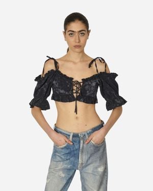 Guess Dyed Sangallo Top Washed Out - Blue