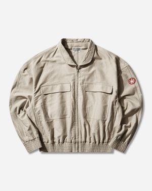 Cav Empt Men S Casual Zip Short Jacket - Metallic