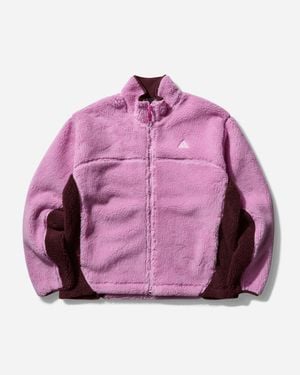 Nike Men S Acg Canwell Glacier Therma-fit Adv Windproof Jacket Beyond Pink / Burgundy Crush