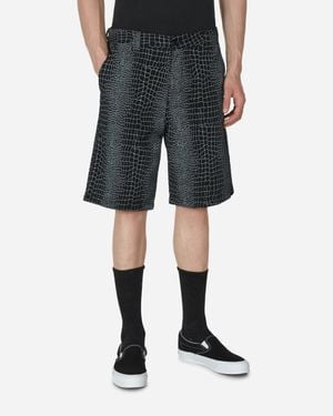 Fucking Awesome Crocodile Shorts - Black