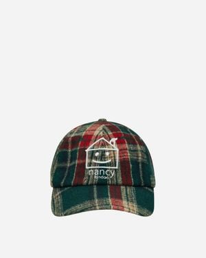Nancy Plaid House 6-Panel Cap - Green