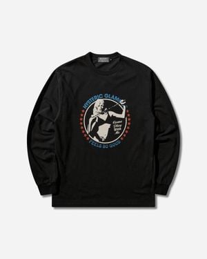 Hysteric Glamour Men S Come Play With Me Longsleeve T-shirt - Black