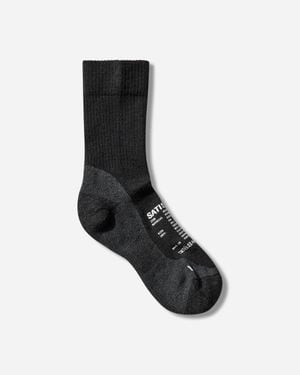 Satisfy Merino Nylon Tube Socks - Black