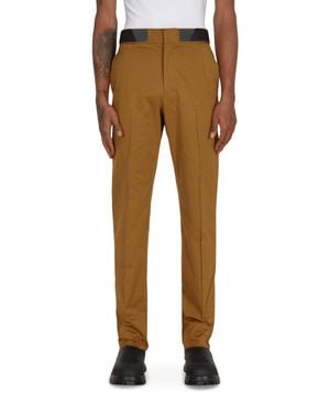 SLAM JAM Diagonal Attica Trousers - Natural