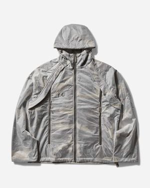 THUG CLUB Men S Clouded Wind Soldier Jacket - Gray