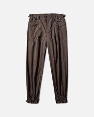 Kiko Kostadinov Men S Egreta Trousers Palm - Brown