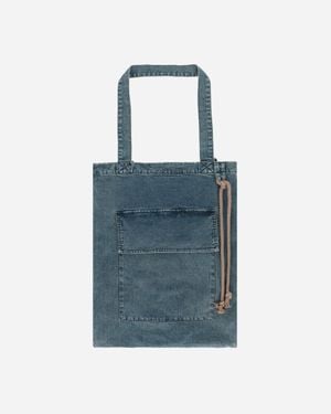 Song For The Mute Flap Pocket Tote Bag - Blue