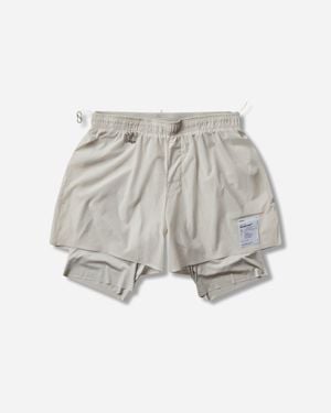 Satisfy S Heatcrush 8In Desert Shorts Moonstruck - Gray