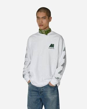 Automobili Amos Aa Logo Longsleeve T-Shirt - White
