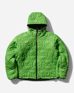 No Problemo S Alien-O Reversible Quilted Liner Jacket - Green