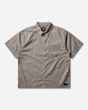 Vans Larkspur Mini Plaid Shirt Oatmeal Demitasse - Gray