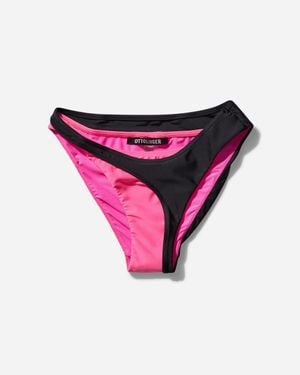 OTTOLINGER Women S Layered Bikini Bottom Pink / Black